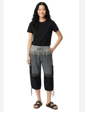 UNISEX Ark Imports Cotton Boho Hippie Jogger Style Drawstring Shorts  Pants